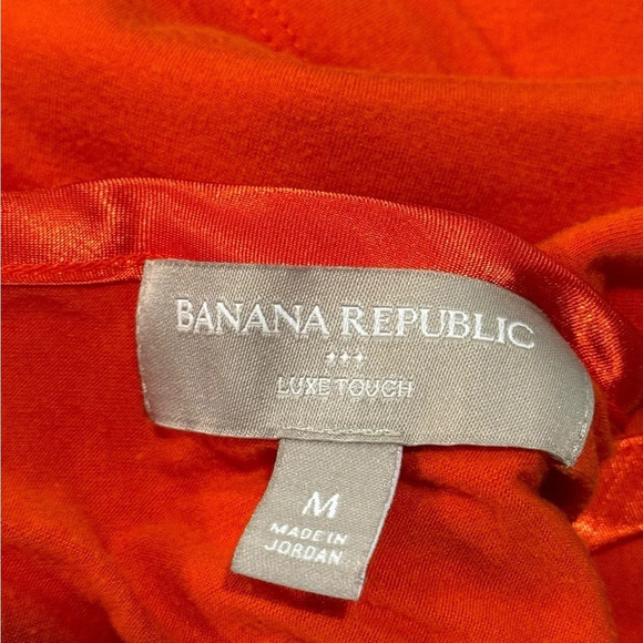 EUC banana republic tank in reddish orange small cotton soft - Picture 4 of 4